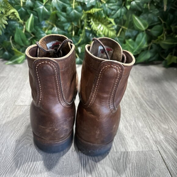 Redwing Red Wing Iron Ranger 8111 Brown Leather Boots Shoes UK 7.5 US 8.5 41.5 main image 11